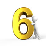 6 - the number